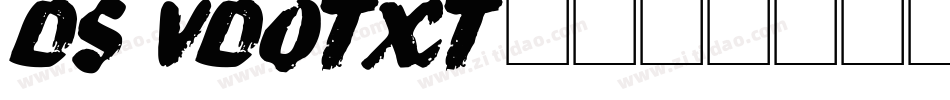 DS VDOTXT1字体转换